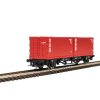 PIKO 47727 – Wagon kontenerowy DR z 2 kontenerami DSR, Epoka IV (TT, 1:120)